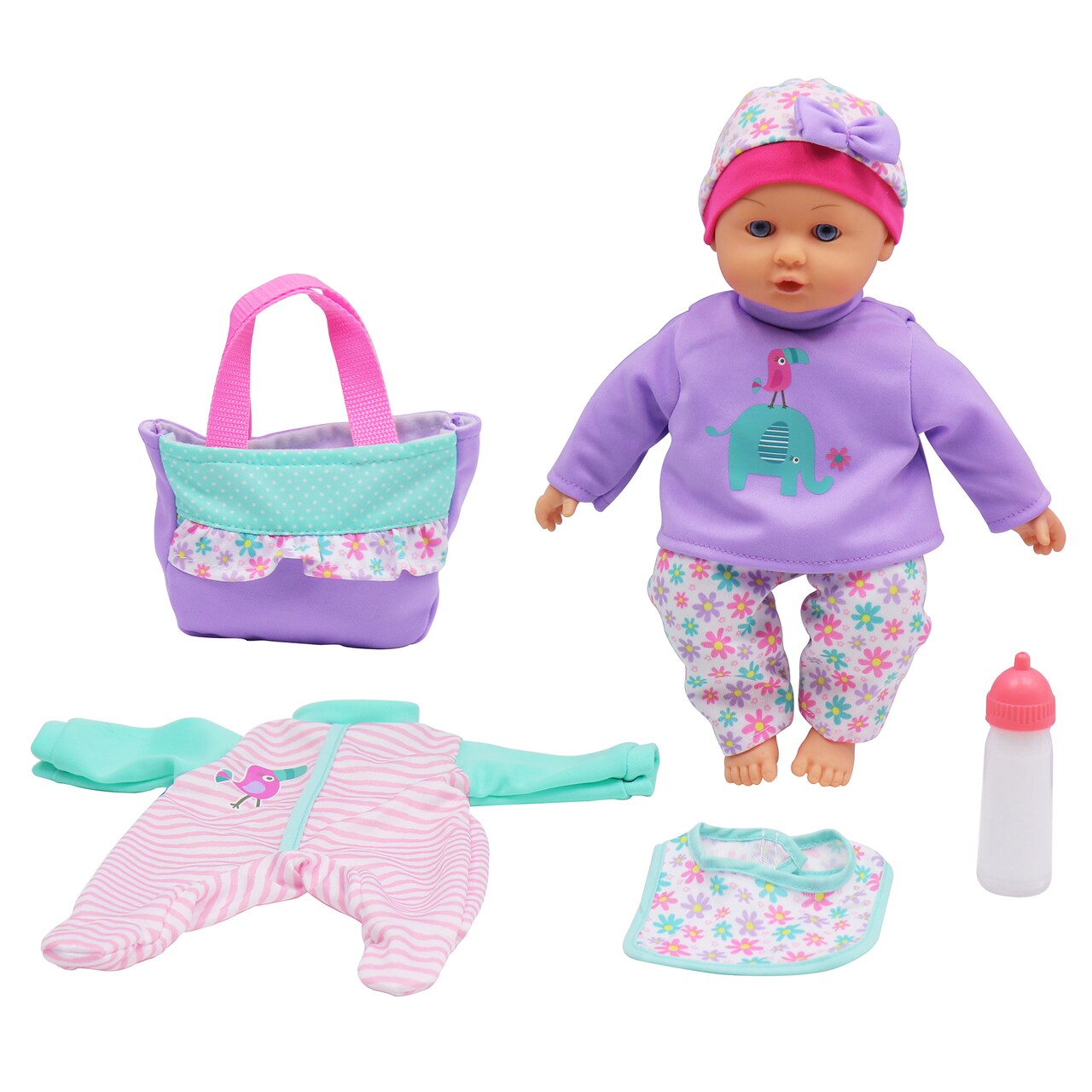 Dream Collection, Baby Keepsake Gift Set - Lifelike Baby Doll and Accessories for Realistic Pretend Play, Hard Body - 14”